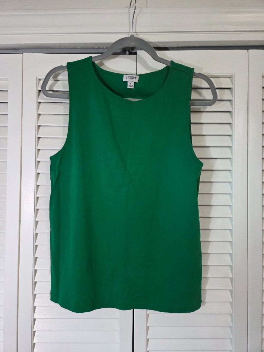 J.Crew Factory Tank, Kelly Green, Sz L